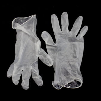 Перчатки одноразовые виниловые неопудренные, размер L, 50 пар (100 штук в упаковке)