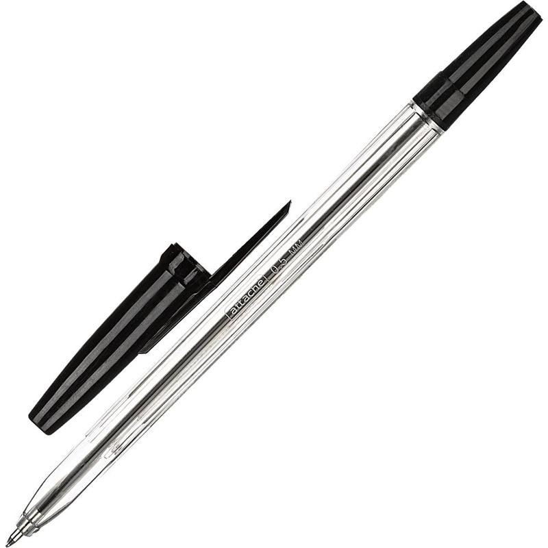 Ручка шариковая Attache Economy Elementary черная (толщина линии 0.5 мм)