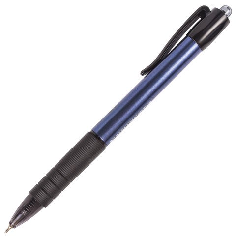 Ручка шар. авт. 0.35 ц/ч синий, масляные, грип, BRAUBERG Trace арт. 142415