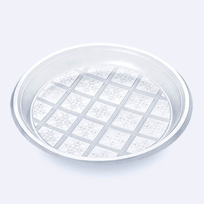 Тарелка десертная d=200мм прозрачная 50шт\уп