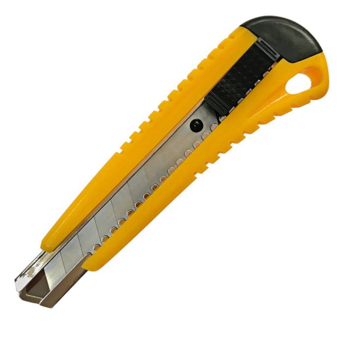 Нож канцелярский 18 мм с направляющими DOLCE COSTO, автофиксатор, арт. D00170