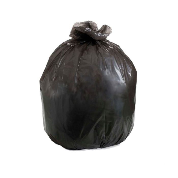 Мешки для мусора 120 л, толщина 50 мкм, в пачке 100 шт, 70х110 см, ПВД, цвет чёрный