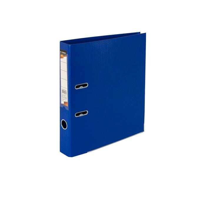 Папка-регистратор А4 50мм PVC синий, разобр, двустороннее покрытие, окант, inФормат, 59931