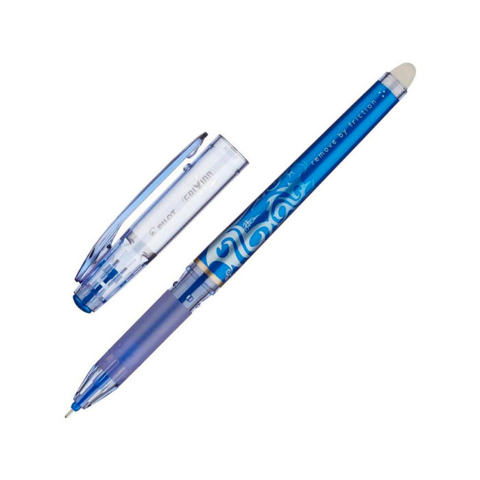 Ручка гелевая со стираемыми чернилами Pilot Frixion Point синяя толщина линии 0.25 мм, арт. BL-FRP5