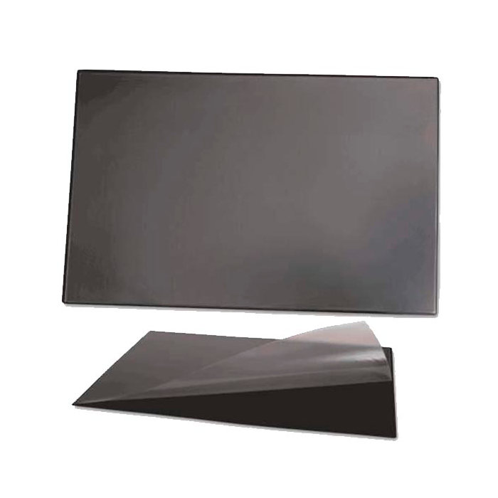 Коврик-подкладка на стол ДПС, прозрачный верх, 38*59 см, чёрный, арт. 2129П