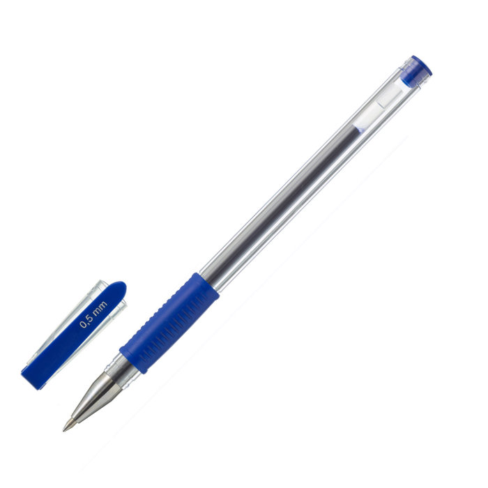 Ручка гелевая Союз Comfort синий толщина линии 0.5 мм, арт. РГ166-01
