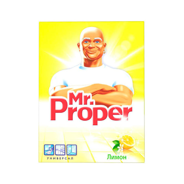 Чистящее средство порошок 400г  MR. PROPER (Мистер Пропер) универсальный "Лимон"