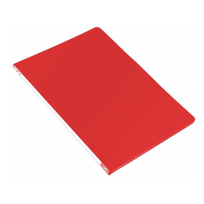Папка-скоросшиватель Бюрократ А4 с пружинным механизмом, 0.5 мм, без кармана, красный, PZ05Pred