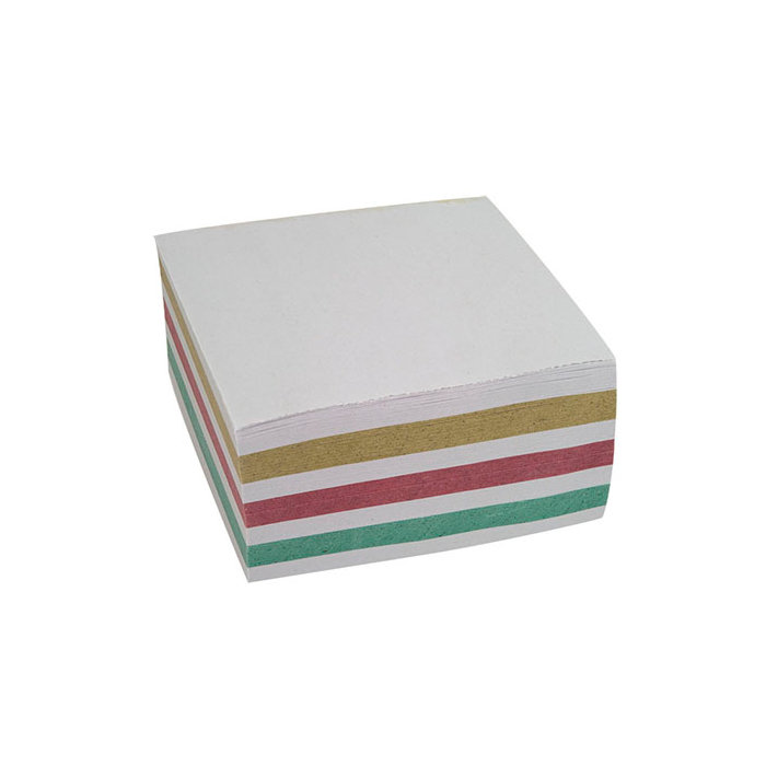 Блок для записи Куб 90х90х50 цветной проклеенный, LITE