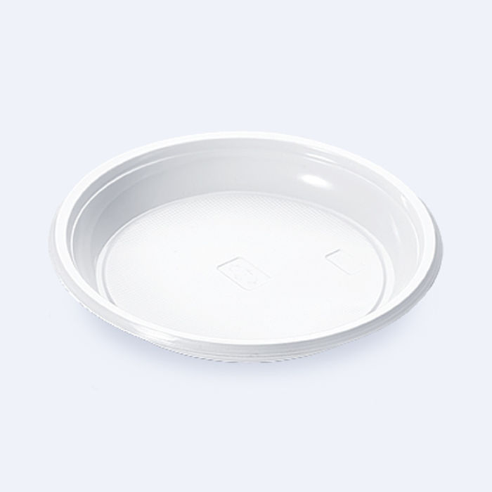 Тарелка десертная d=165мм белая 100шт\уп
