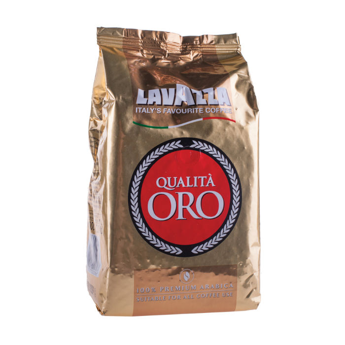 Кофе LAVAZZA (Лавацца) "Qualita Oro", натуральный, 1000 г, вакуумная упаковка, 2056