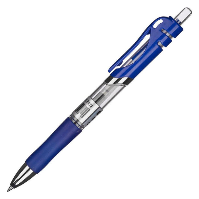 Ручка гелевая автоматическая Attache Hammer синяя толщина линии 0.5 мм, арт. 613144