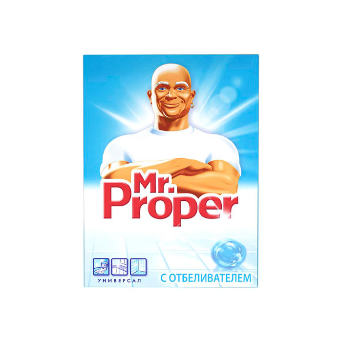 Чистящее средство порошок 400г  MR. PROPER (Мистер Пропер) универсальный с отбеливателем