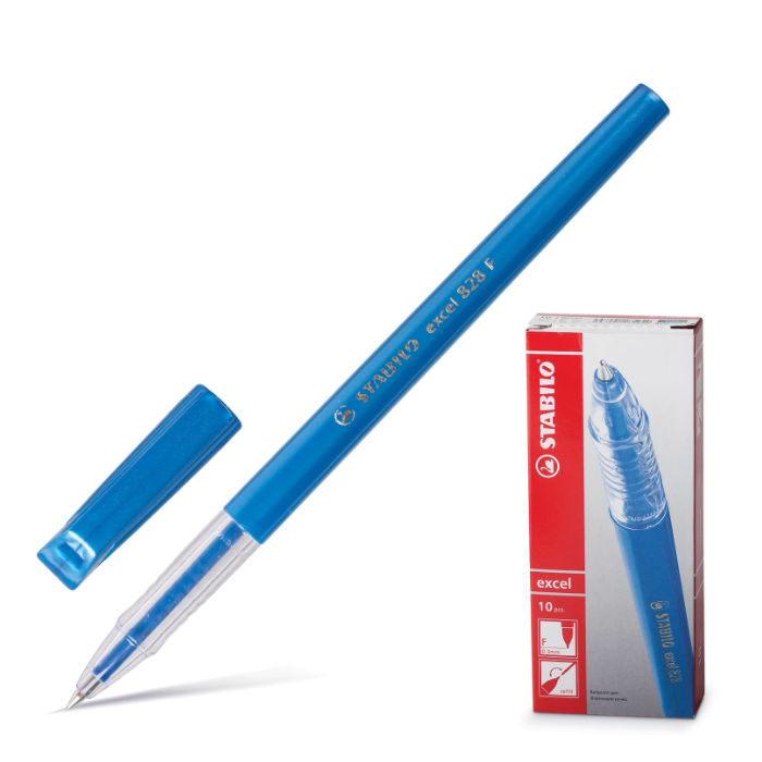 Ручка шариковая STABILO Еxcel 828/41 синяя (линия письма 0.38 мм)