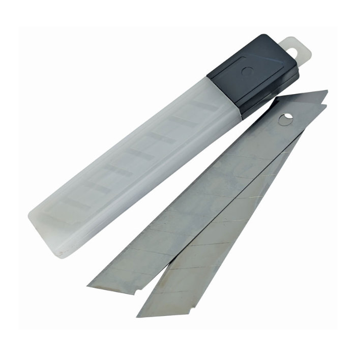 Запасные лезвия для канцелярских ножей STANGER, 18 мм, 10 штук, арт. 50093