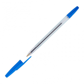 Ручка шариковая масляная СТАММ Офис синяя арт. ОФ999 (линия письма 0.7 мм)
