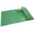Папка на резинках, А4, пластик 0.5 мм, вместимость до 300л, зелёный, PERSONA, арт. A4161-53