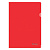Папка-уголок А4, 180мкм, красный прозрачный, Berlingo, арт. AGp_04103