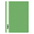 Папка-скоросшиватель OfficeSpace А4 с прозрачным верхом, 0.10/0.12 мм, зелёный, артикул 240674