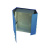 Папка-короб архивный с завязками, бумвинил, 70 мм, синий
