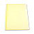 Папка-уголок А4, 150мкм, Бюрократ, жёлтый прозрачный, арт. EE310/1yel
