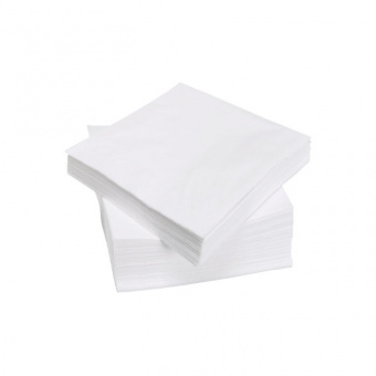 Салфетки бумажные 1-слойные, белые, 24*24 см, 270 листов в упаковке