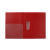 Папка с зажимом, А4, 0.7мм, корешок 15мм, внутр. карман, PERSONA, красный, арт. AB72K4