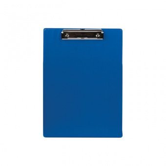 Папка-планшет BRAUBERG "NUMBER ONE" А4, картон/ПВХ, синий, арт. 232217