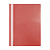 Папка-скоросшиватель OfficeSpace А4 с прозрачным верхом, 0.10/0.12 мм, красный, артикул 240675
