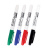 Набор маркеров для доски 4 цвета STAFF, тонкий корпус, круглый наконечник, 2,5 мм, арт. 151097