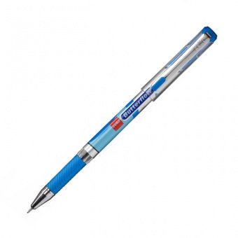 Ручка шариковая CELLO BUTTERFLOW синяя резиновый манжет (линия письма 0.5 мм)
