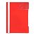 Папка-скоросшиватель Бюрократ А4 с прозрачным верхом, карман для визитки, 0.12/0.18 мм, красный, PS-V20red