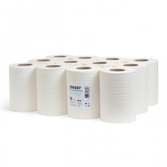 Полотенца бумажные в рулонах НРБ, 1-слойные, 120 метров, арт. 250107