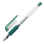 Ручка гелевая с грипом STAFF зелёная, корпус прозрачный, узел 0,5 мм, линия письма 0,35 мм, 141825
