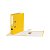 Папка-регистратор А4 50мм PVC желтый, разобр, окант, BRAUBERG, 226593