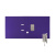 Папка-регистратор А4 80мм PVC фиолетовый, разобр, двустороннее покрытие, окантовка inФОРМАТ