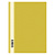 Скоросшиватель с прозр. верхом, 120мкм, жёлтый, глянец, OfficeSpace