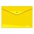 Папка-конверт на кнопке А4, 180мкм, жёлтый непрозрачный глянец, Berlingo, арт. AKk_04405
