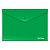 Папка-конверт на кнопке А4, 180мкм, зелёный непрозрачный глянец, Berlingo, арт. AKk_04404