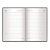Ежедневник недатированный А5 (145х215 мм) BRAUBERG, обложка бумвинил, 160 листов, чёрный, 126540