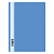 Папка-скоросшиватель OfficeSpace А4 с прозрачным верхом, 0.10/0.12 мм, синий, артикул 254241