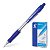 Ручка шариковая масляная автоматическая PILOT Super Grip BPGP-10R-F-L синяя манжет (линия письма 0.32 мм)