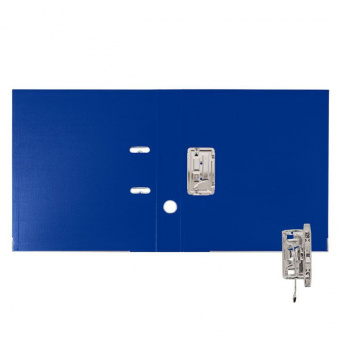Папка-регистратор А4 50мм PVC синий, разобр, двустороннее покрытие, окант, inФормат, 59931