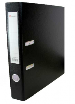 Папка-регистр. А4 50мм PVC черный, разобр, окант, LAMARK